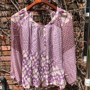 Anthropologie • Babakul silk top